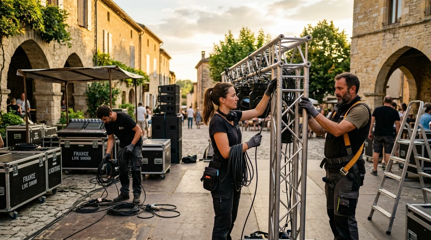 Régie technique et logistique scénique pour les arts vivants en Occitanie par AFROPOLITAN @