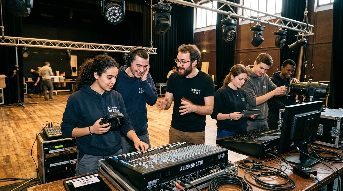 Atelier de transmission et ressources éducatives pour les jeunes techniciens